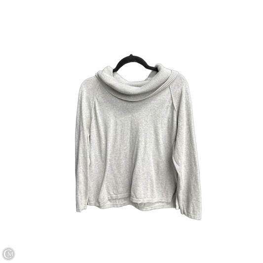 Sweater By Jeanne Pierre In Grey, Size: L