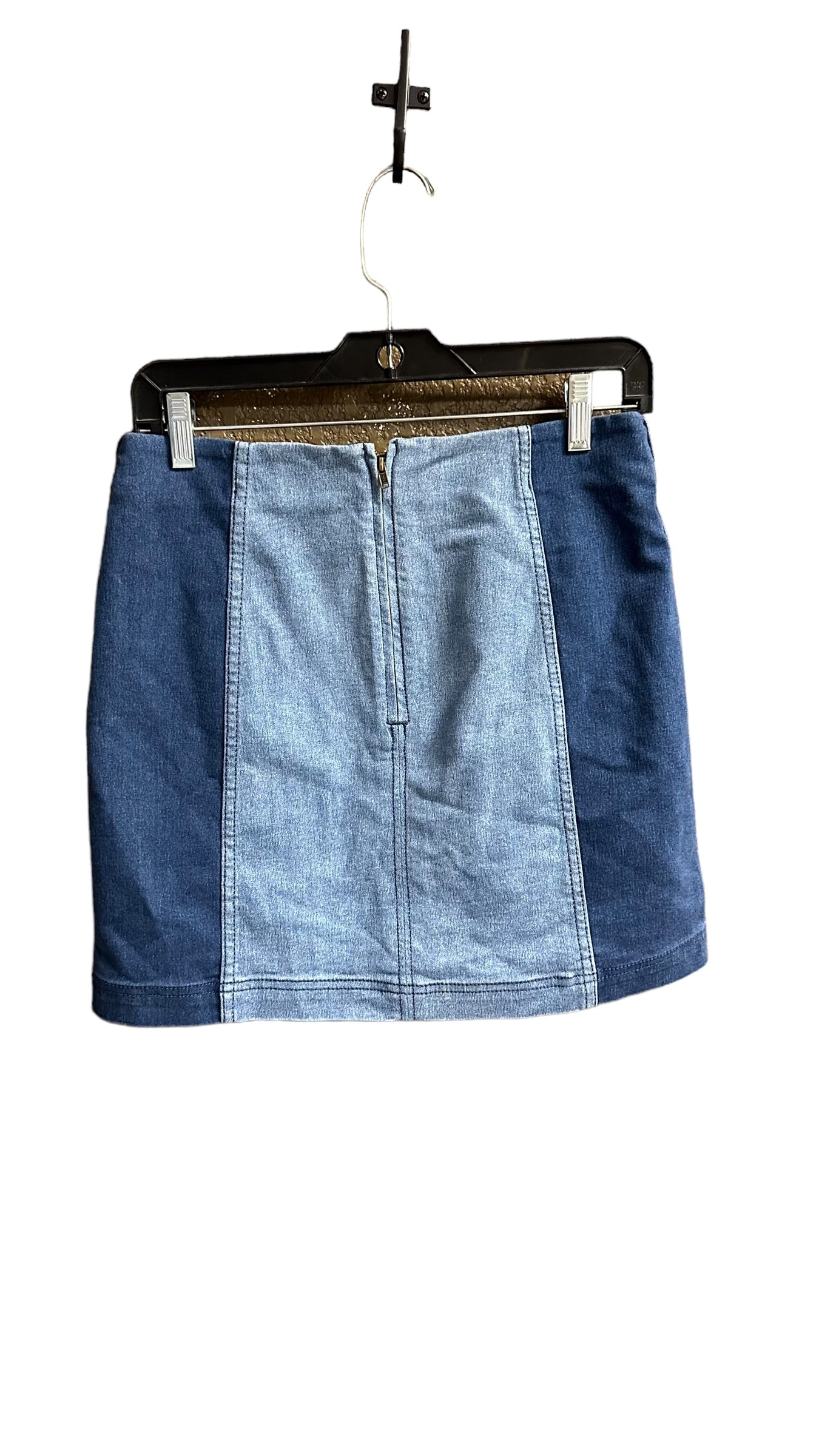 Skirt Mini & Short By Free People In Blue Denim, Size: 6