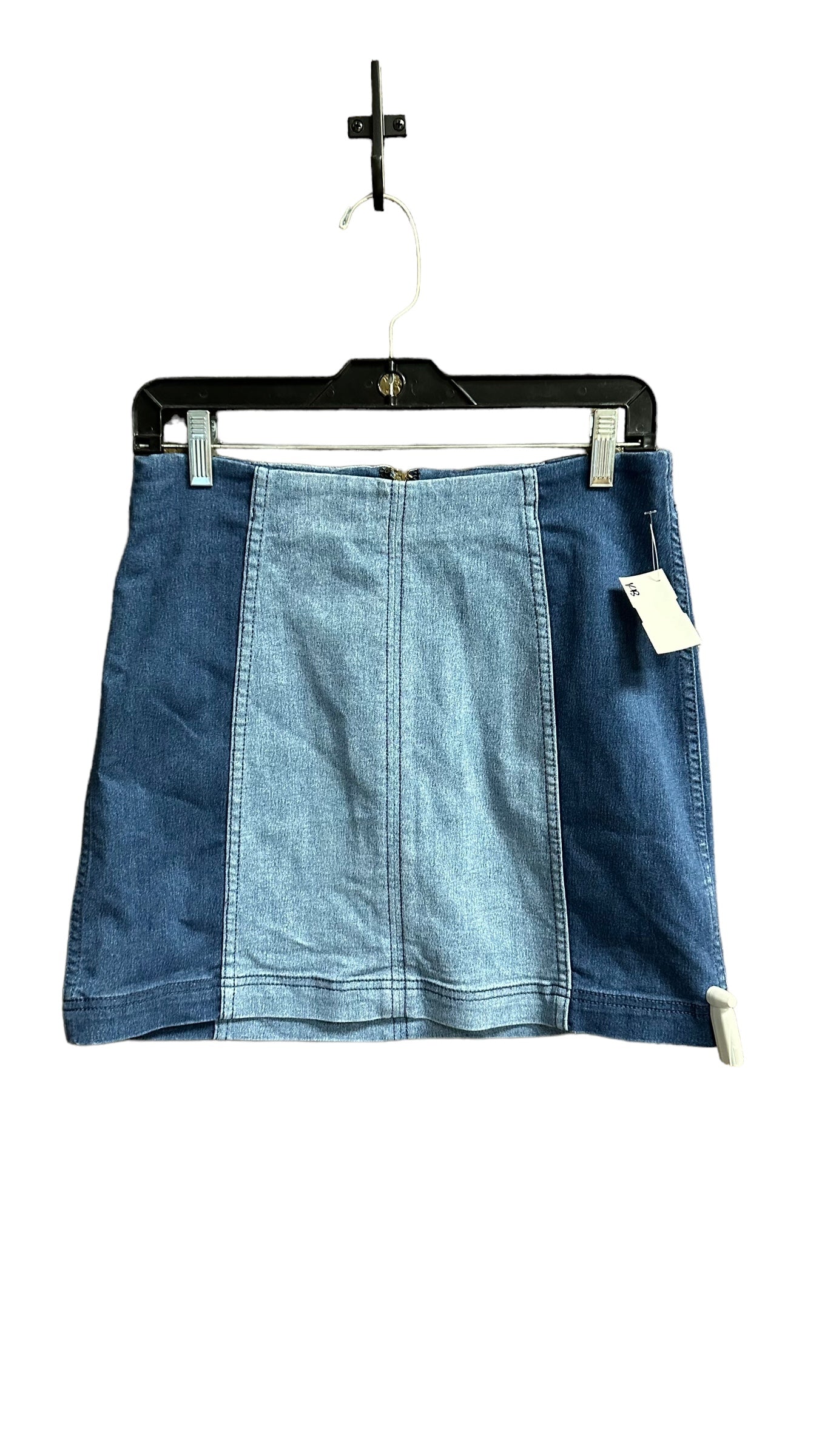 Skirt Mini & Short By Free People In Blue Denim, Size: 6