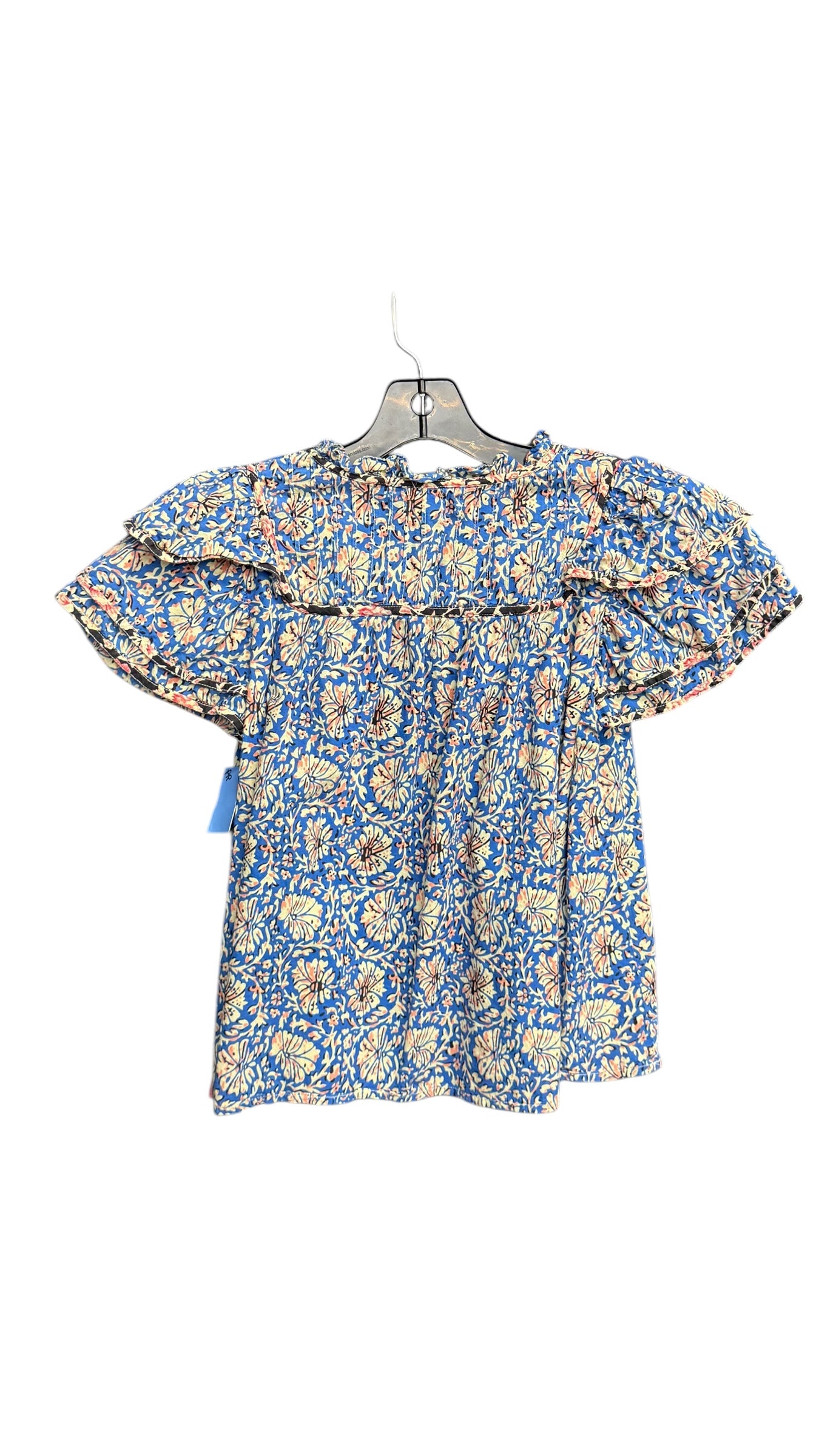 Top Short Sleeve By Thml In Floral Print, Size: S