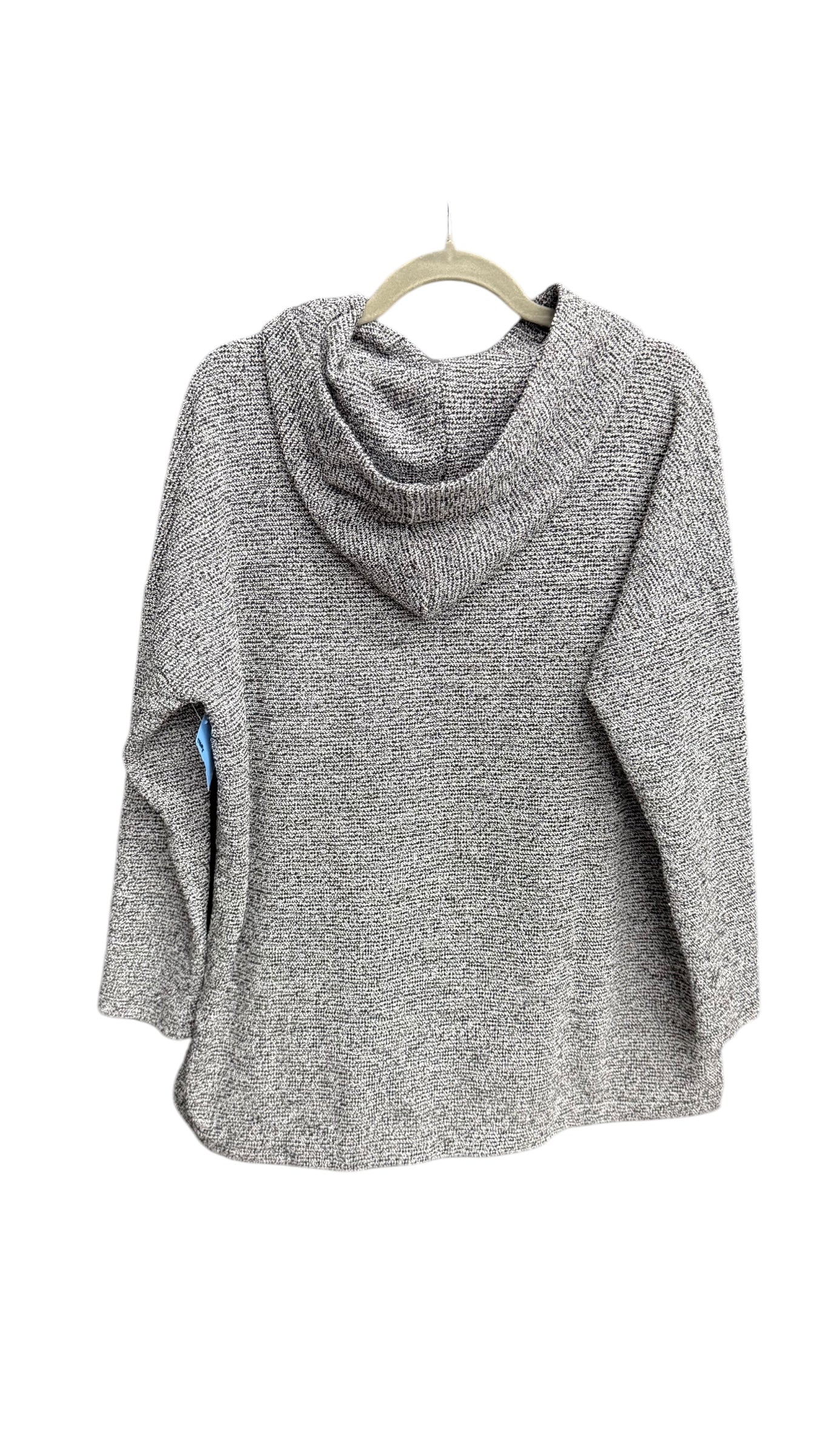 Sweatshirt Hoodie By Lou And Grey In Grey, Size: L