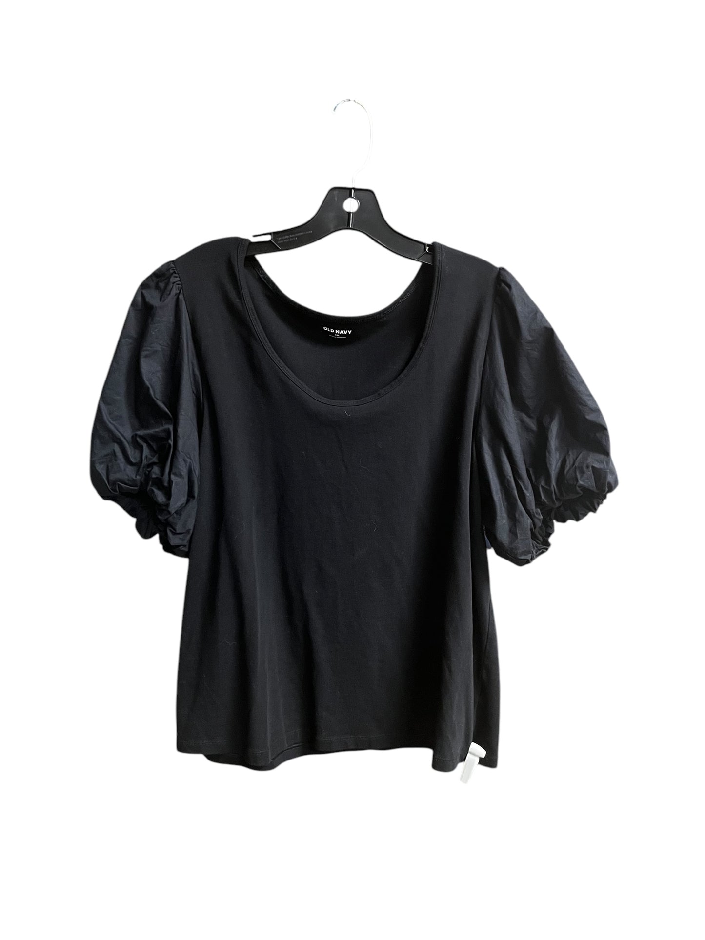 Top Short Sleeve By Old Navy In Black, Size: 2x