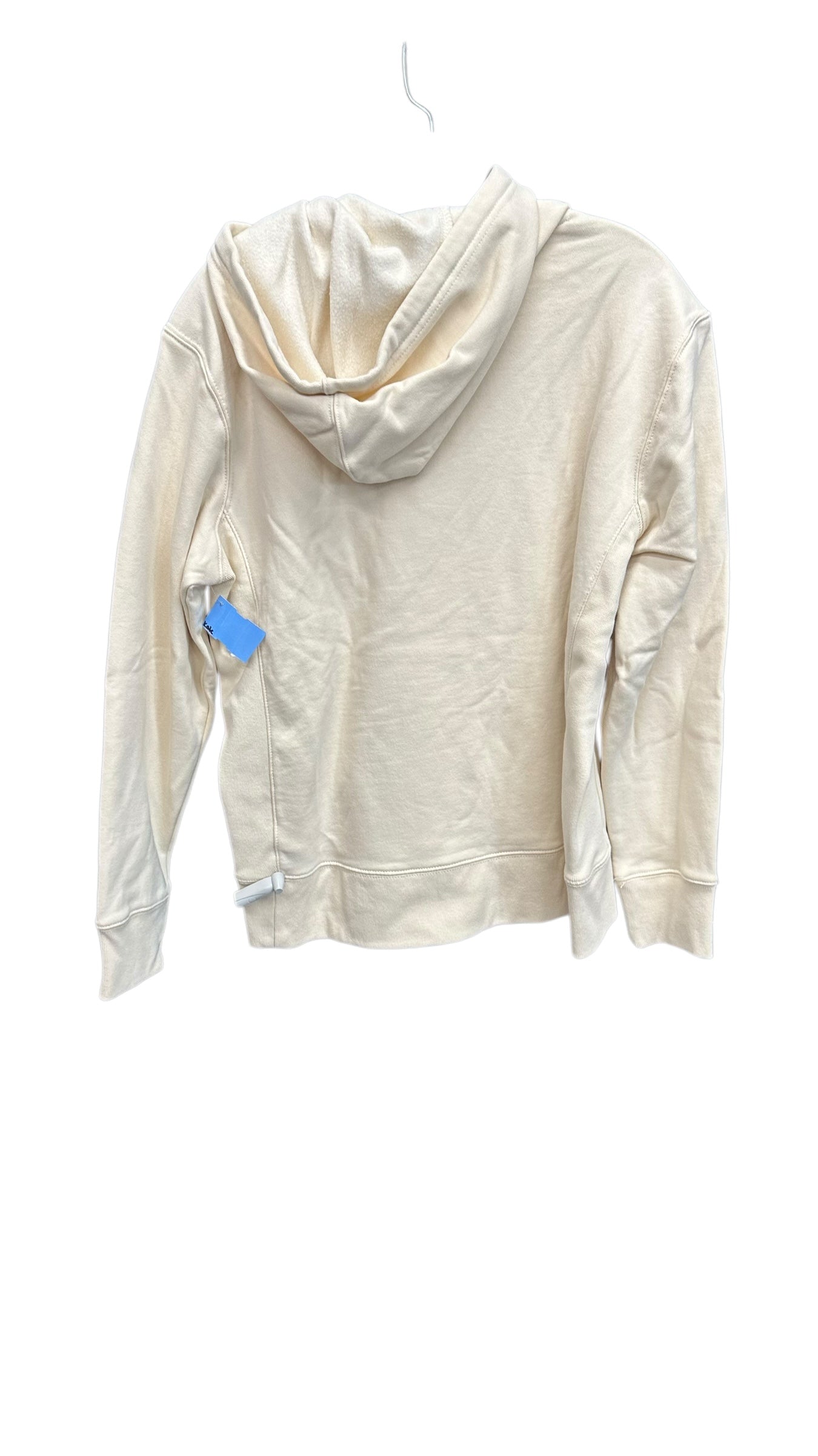 Sweatshirt Hoodie By Life Is Good In Cream, Size: M