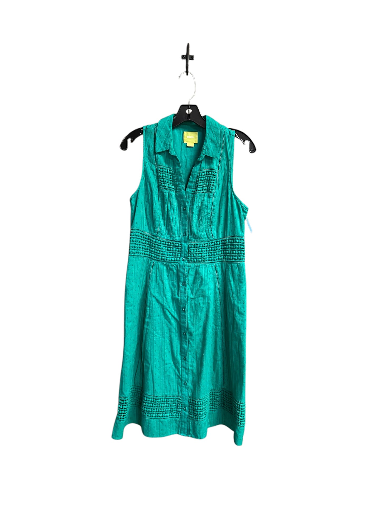 Dress Casual Midi By Maeve In Green, Size: M