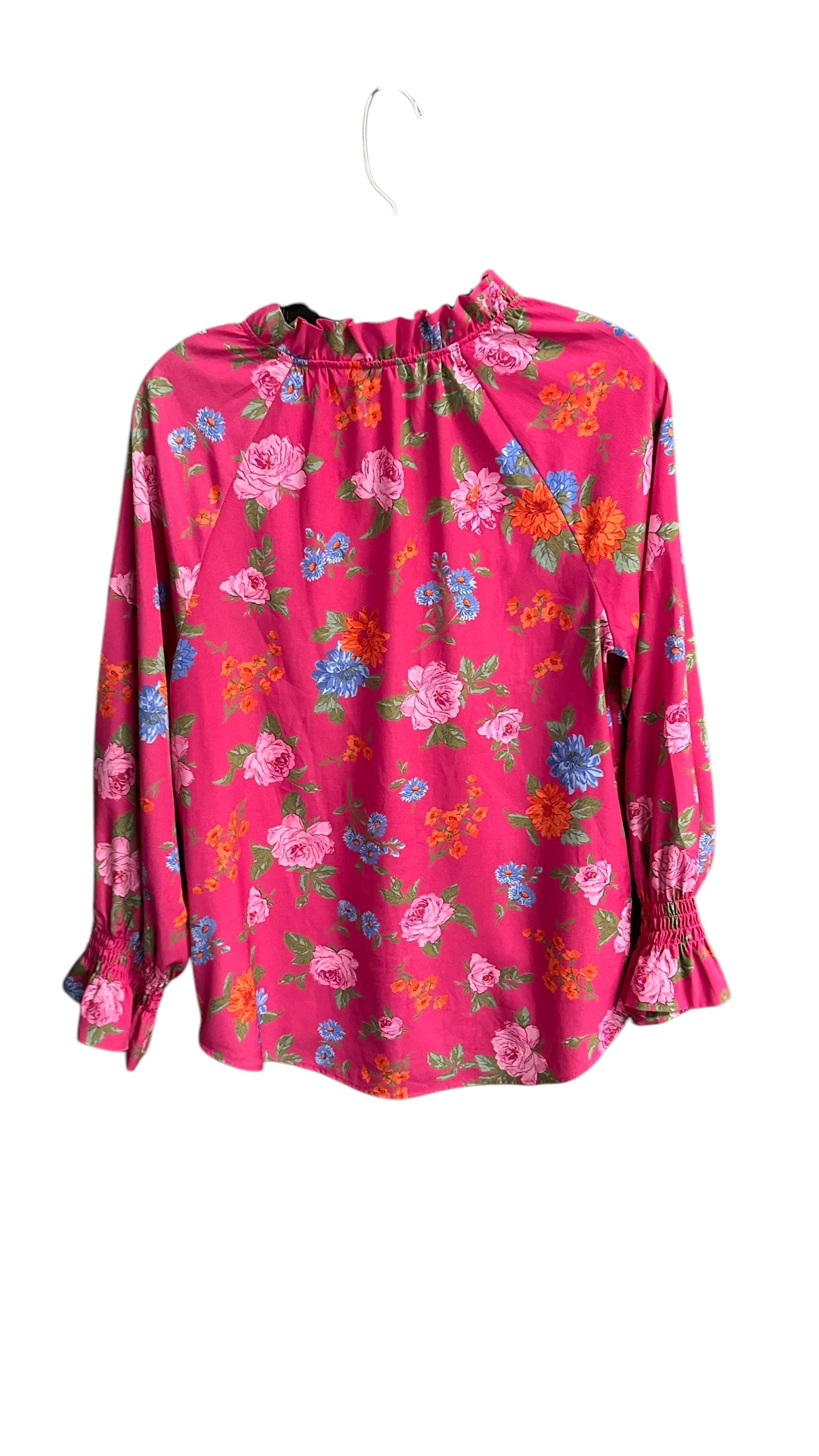 Top Long Sleeve By Ann Taylor In Floral Print, Size: S