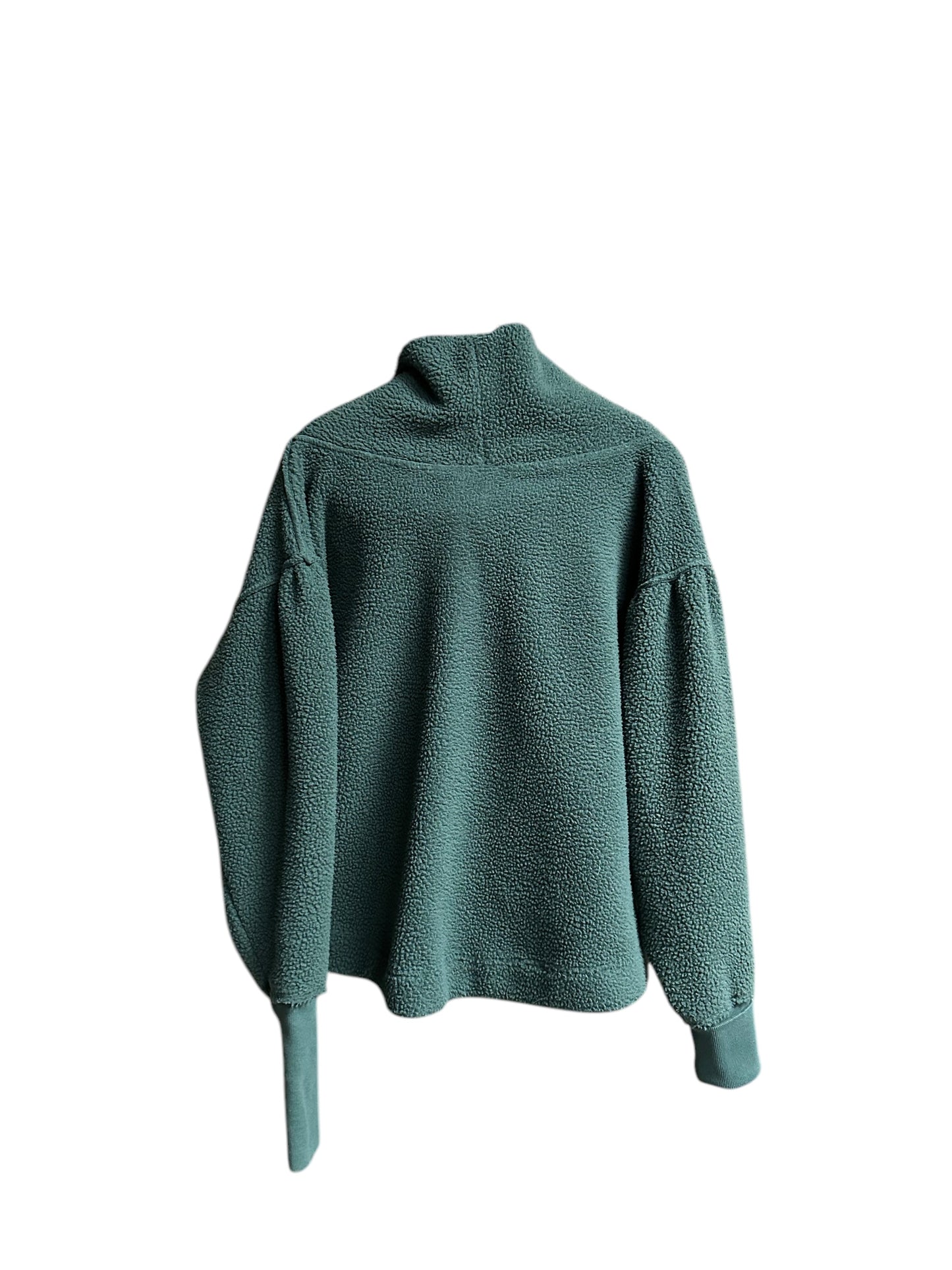 Sweatshirt Collar By Free People In Green, Size: L