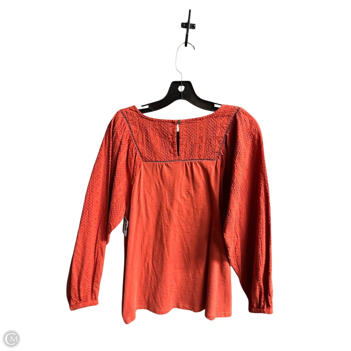 Top Long Sleeve By Loft In Orange, Size: S