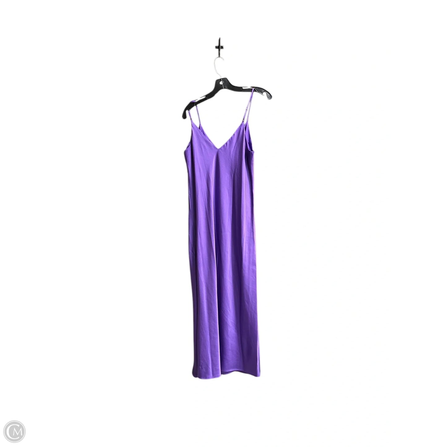 Dress Casual Midi By A New Day In Purple, Size: M