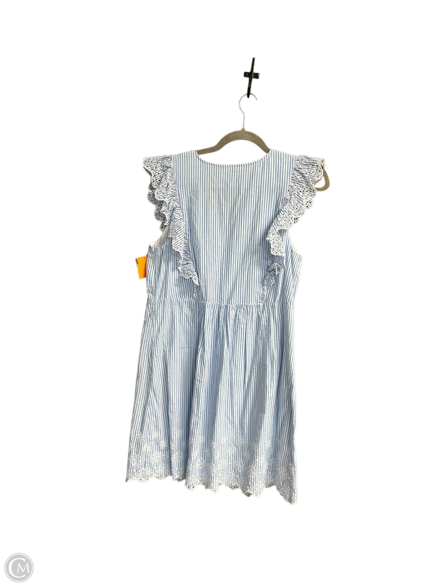 Dress Casual Short By Loft In Blue & White, Size: S