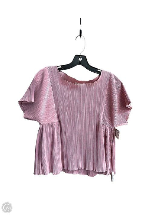 Top Short Sleeve By Madewell In Mauve, Size: Xs