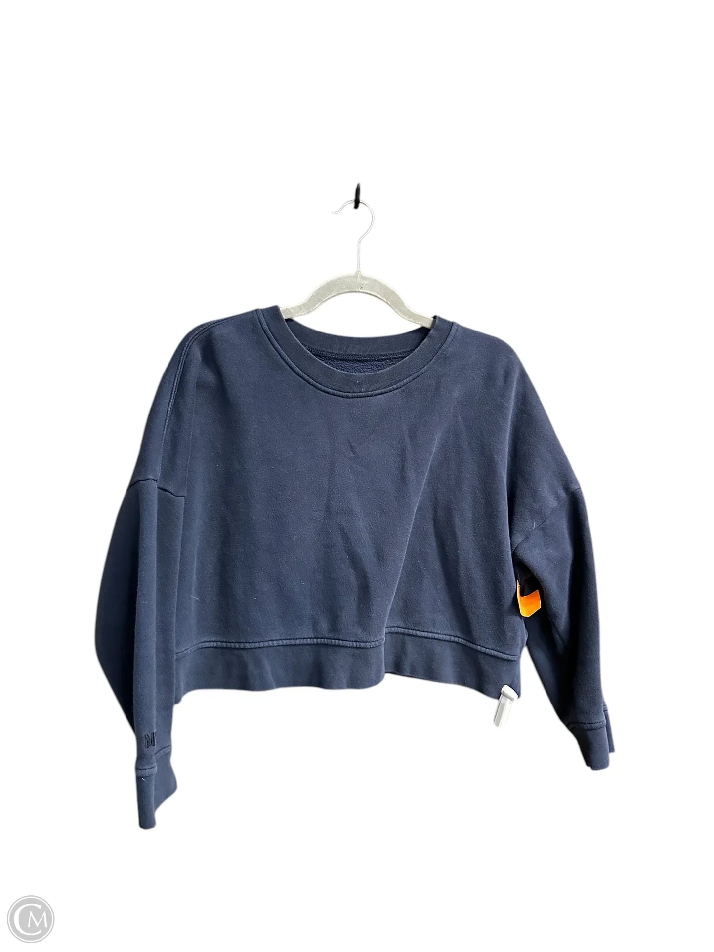 Sweatshirt Crewneck By Madewell In Navy, Size: M