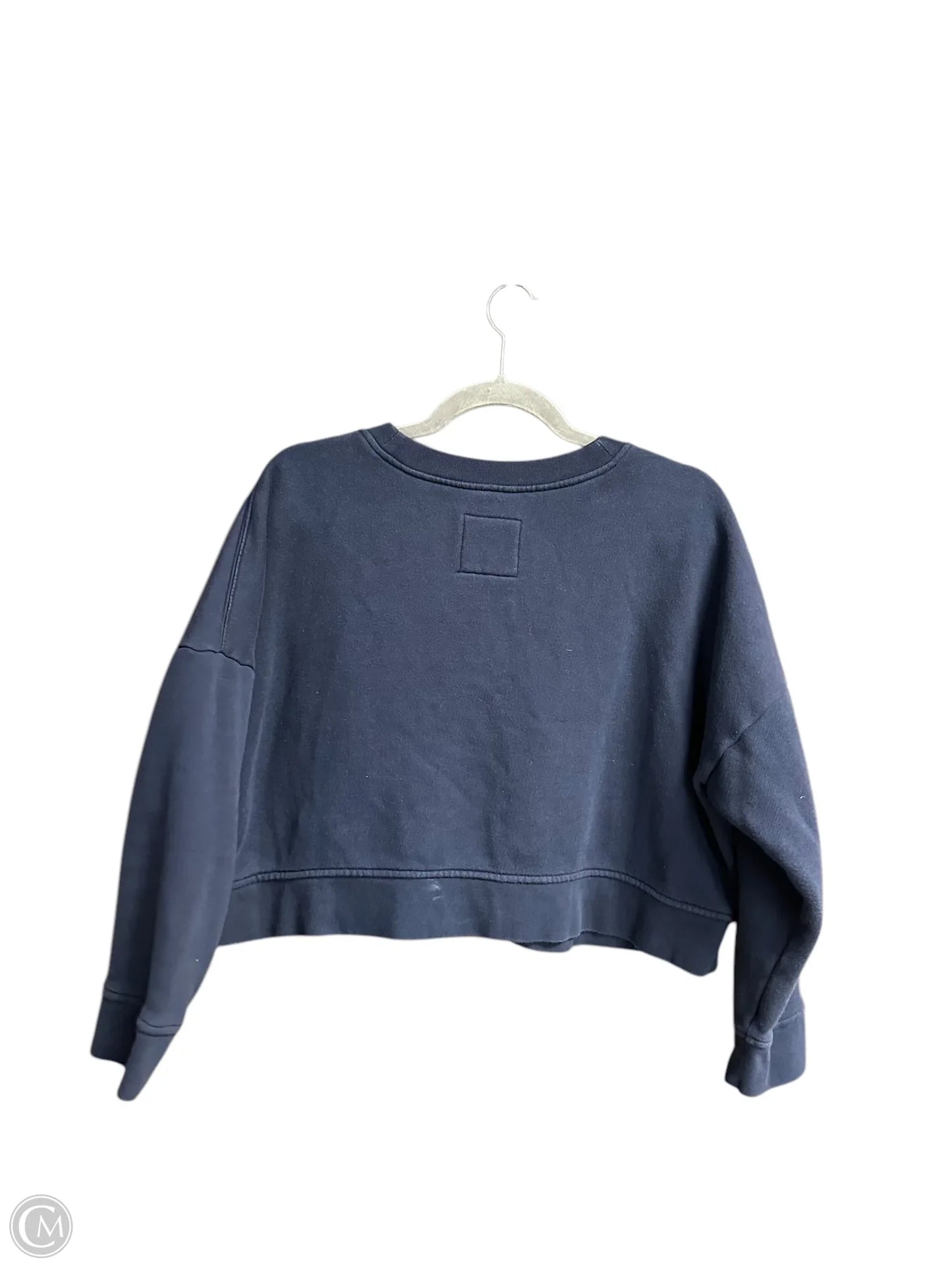 Sweatshirt Crewneck By Madewell In Navy, Size: M