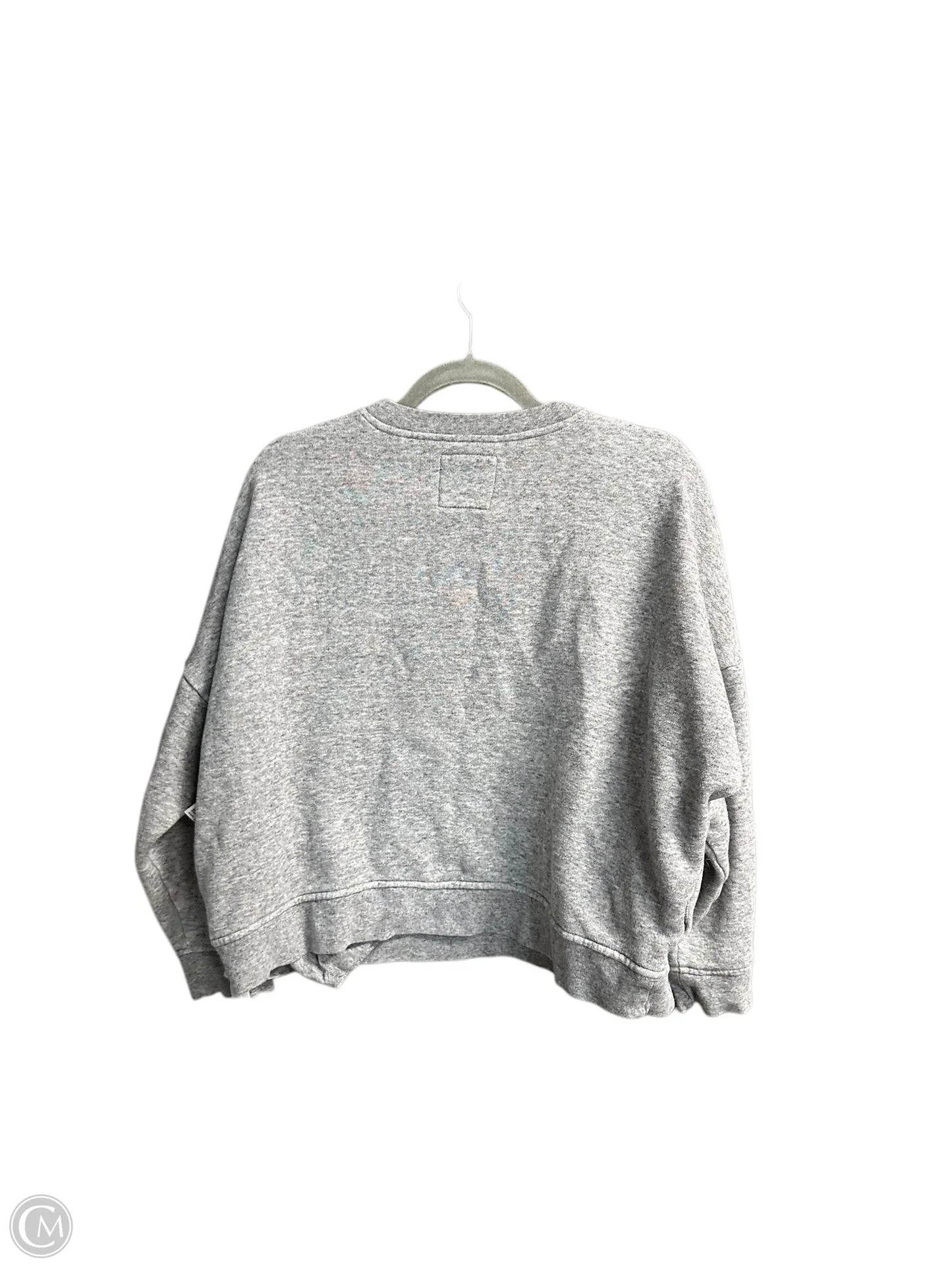 Sweatshirt Crewneck By Madewell In Grey, Size: M