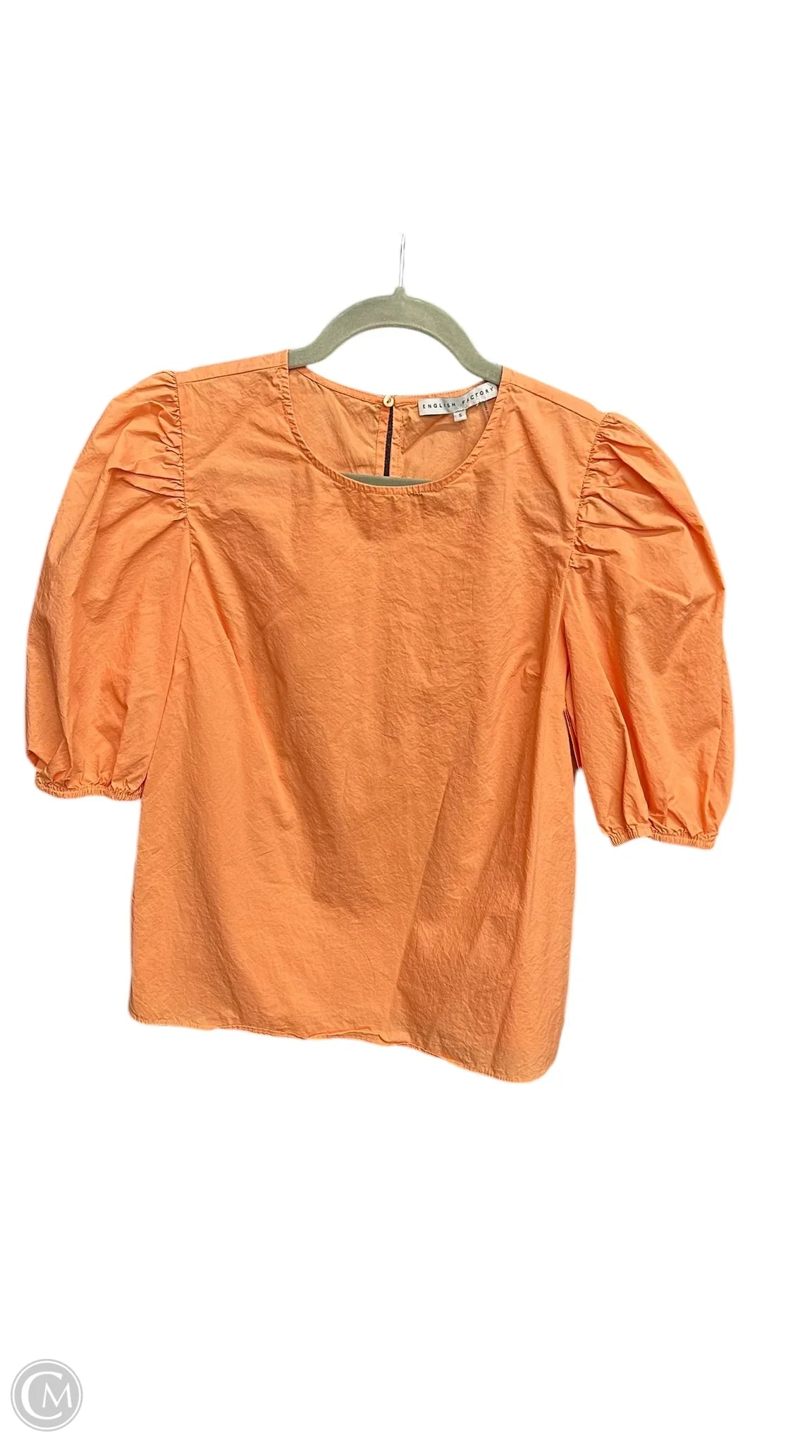 Top Short Sleeve By English Factory In Peach, Size: S