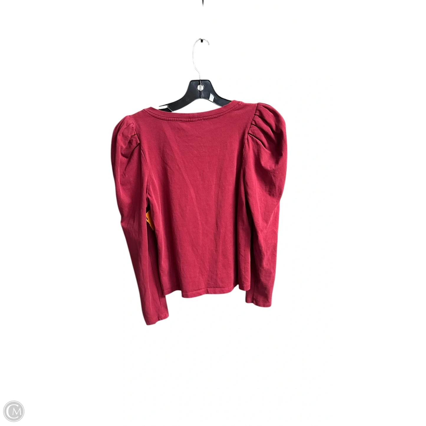 Top Long Sleeve By English Factory In Red, Size: M