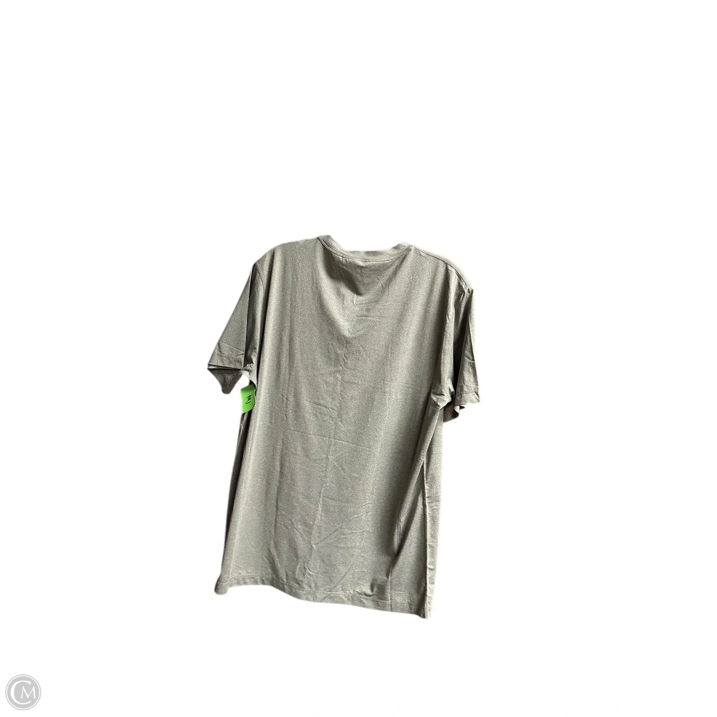 Athletic Top Short Sleeve By Vuori In Green, Size: M