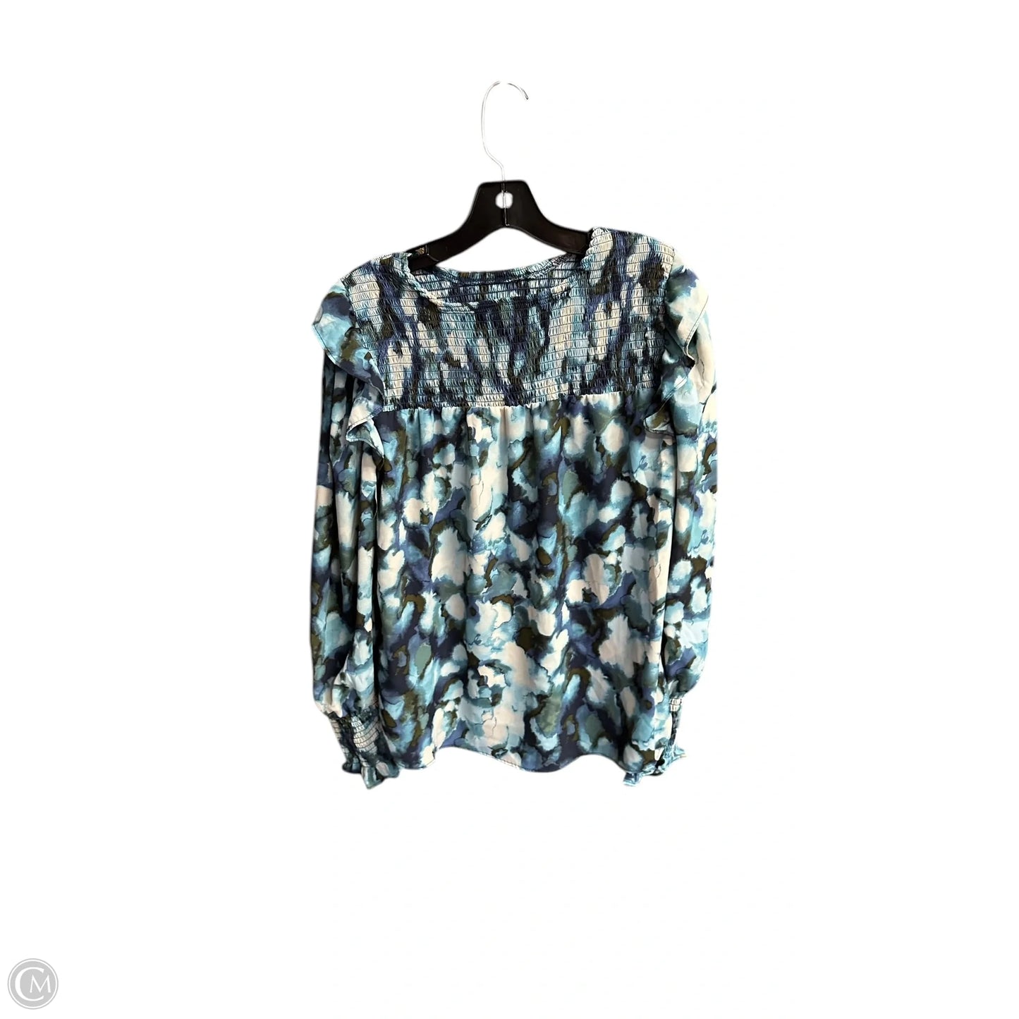 Top Long Sleeve By Sharagano In Multi-colored, Size: S