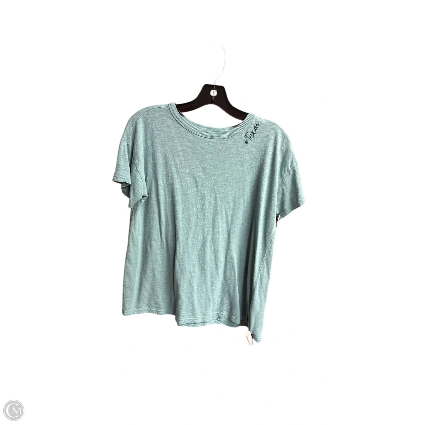 Top Short Sleeve Basic By Maurices In Blue, Size: M