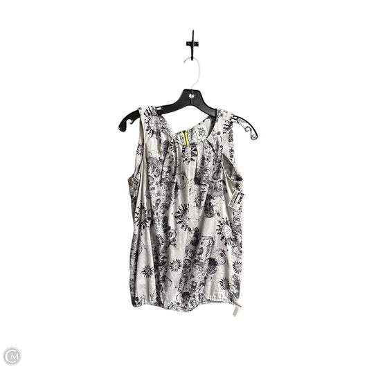 Top Sleeveless By Ivy Jane In Floral Print, Size: S
