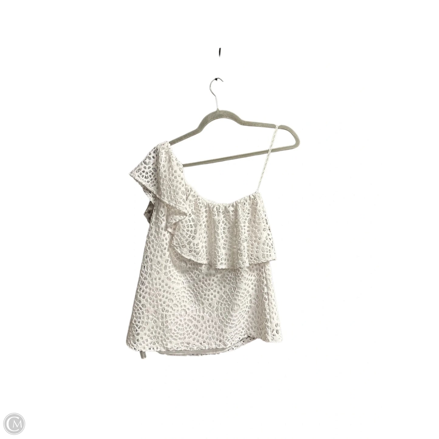 Top Sleeveless Designer By Lilly Pulitzer In White, Size: M