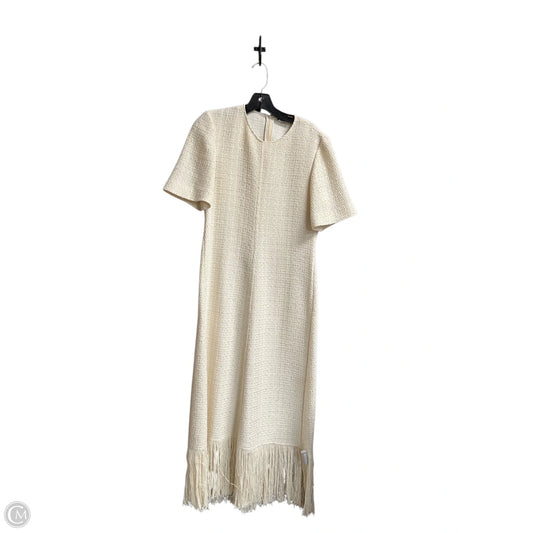 Dress Casual Maxi By Zara In Cream, Size: M