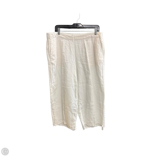 Pants Linen By J. Jill In White, Size: 12