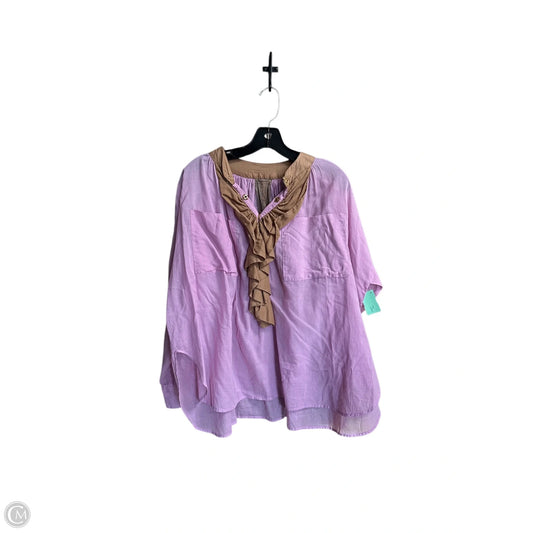Top Long Sleeve By Clothes Mentor In Purple, Size: S