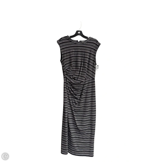 Dress Casual Maxi By Loft In Black & White, Size: S
