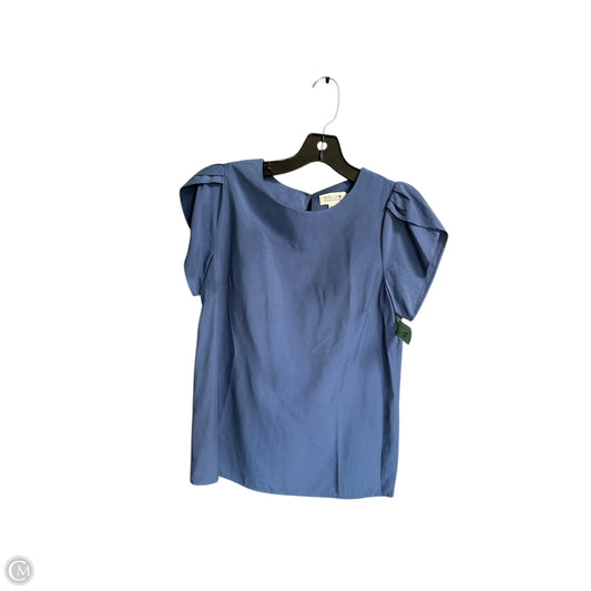 Top Short Sleeve By Molly Bracken In Blue, Size: Xs