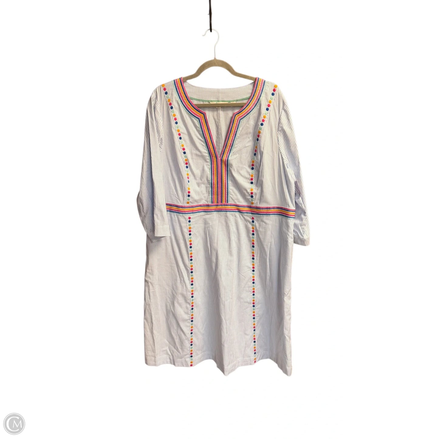Dress Casual Midi By Boden In Multi-colored, Size: 2x