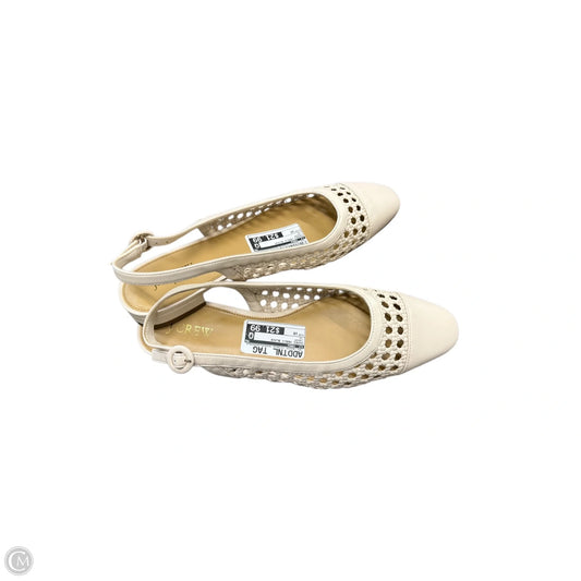 Shoes Heels Block By J. Crew In Cream, Size: 10