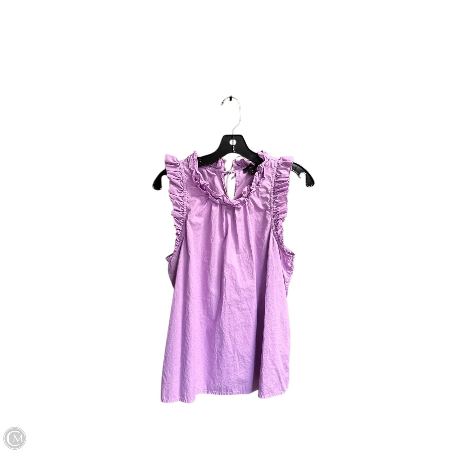 Top Sleeveless By J. Crew In Purple, Size: M