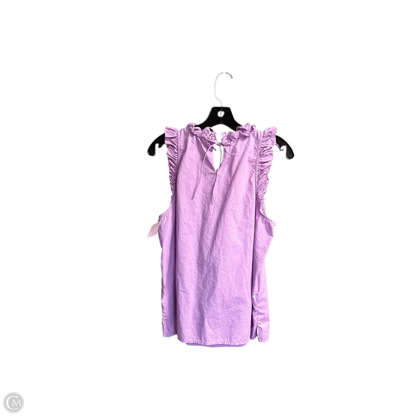 Top Sleeveless By J. Crew In Purple, Size: M
