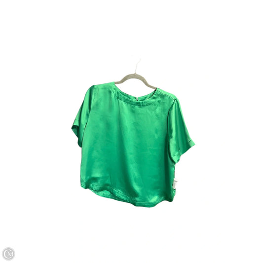 Top Short Sleeve By Loft In Green, Size: S