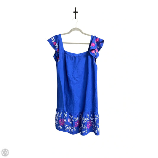 Dress Casual Short By Loft In Blue, Size: M