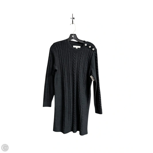 Dress Sweater By Loft In Black, Size: M