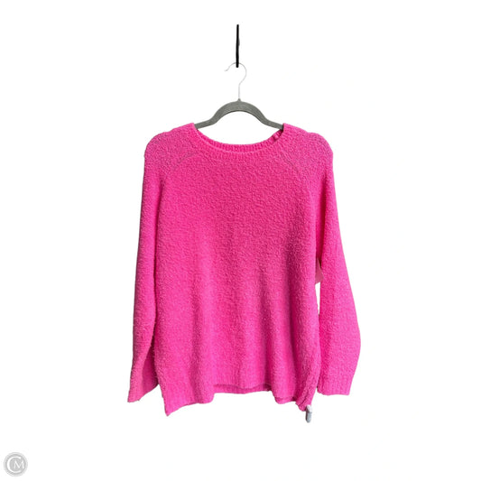 Sweater By Loft In Pink, Size: Lp