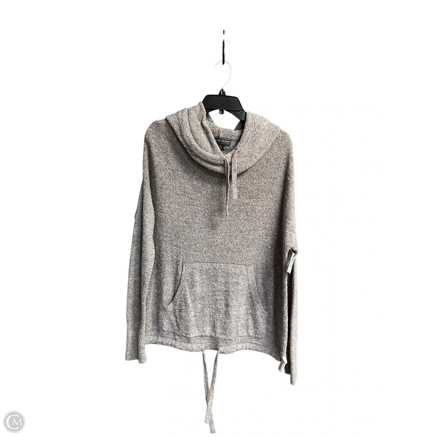 Sweatshirt Hoodie By Barefoot Dreams In Grey, Size: M