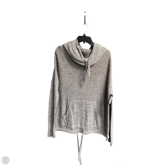 Sweatshirt Hoodie By Barefoot Dreams In Grey, Size: M