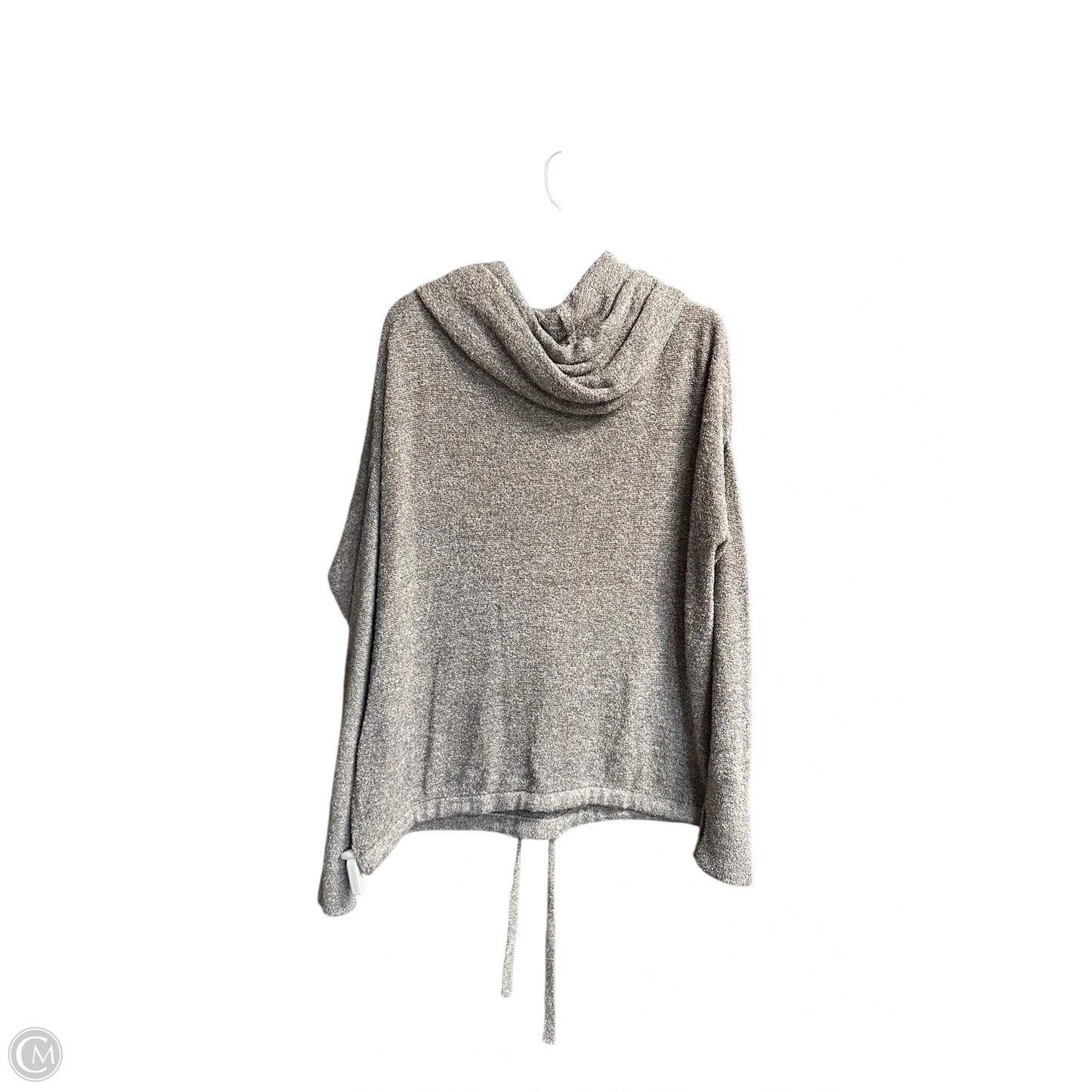 Sweatshirt Hoodie By Barefoot Dreams In Grey, Size: M