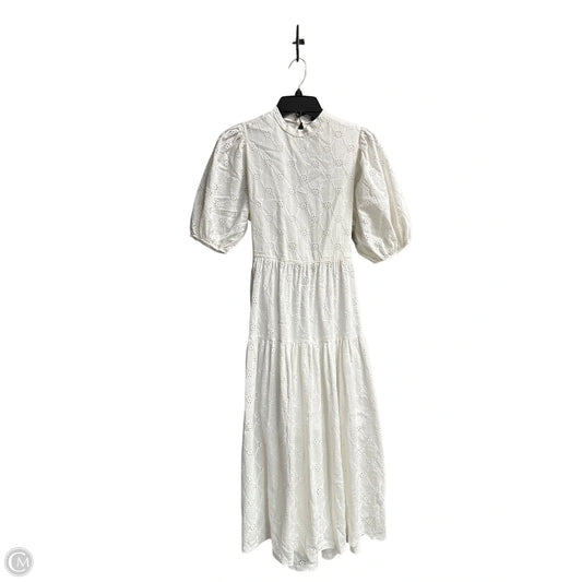 Dress Casual Maxi By Zara In White, Size: S