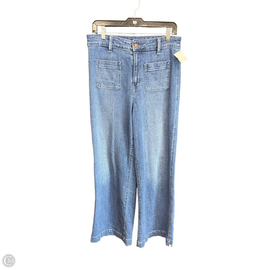 Jeans Wide Leg By Old Navy In Blue Denim, Size: 8