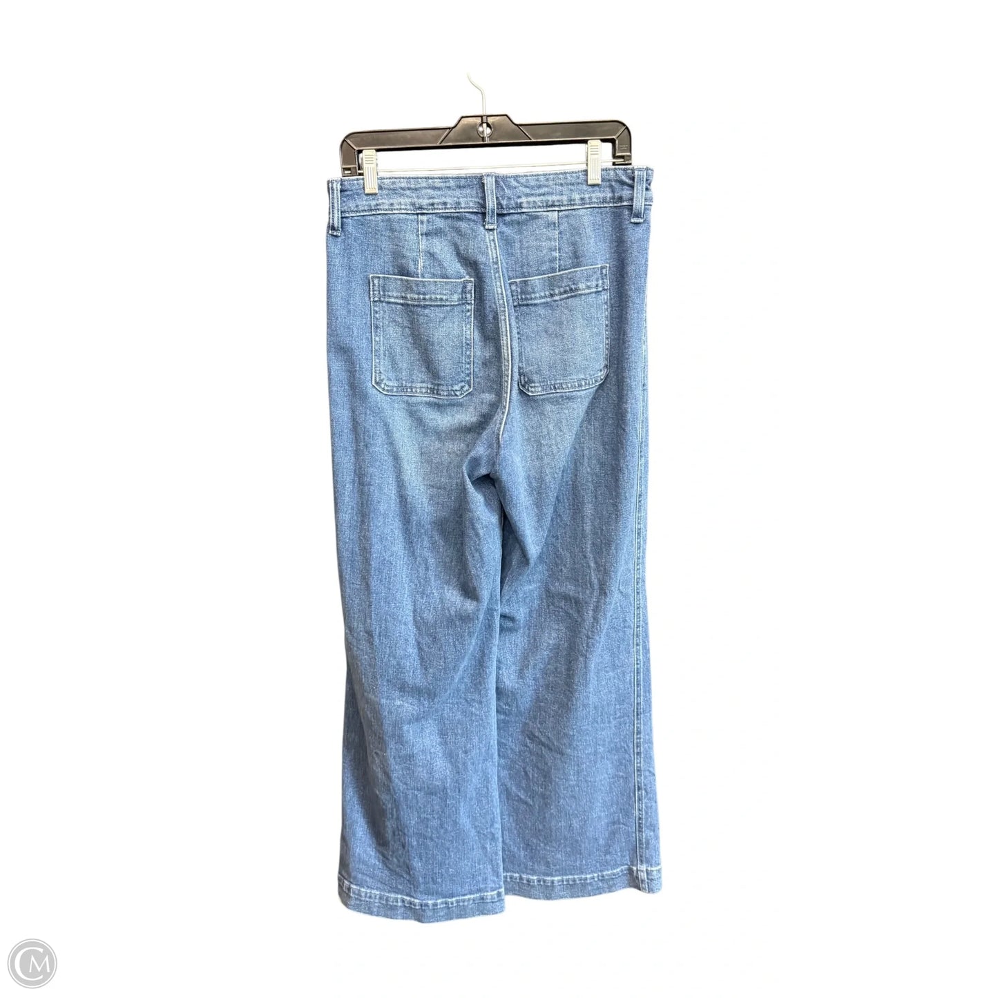 Jeans Wide Leg By Old Navy In Blue Denim, Size: 8