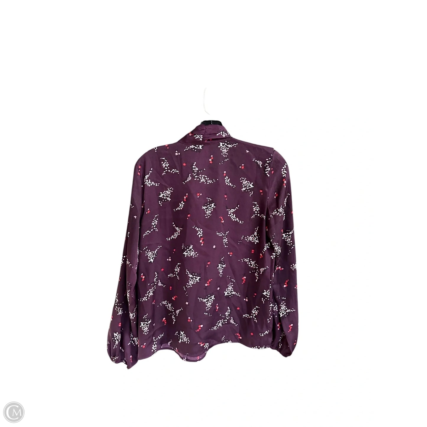 Top Long Sleeve By Ann Taylor In Floral Print, Size: Xs