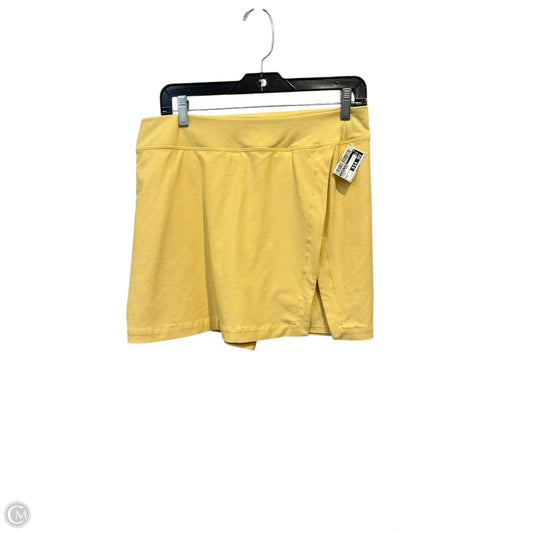 Athletic Skort By Outdoor Voices In Yellow, Size: L