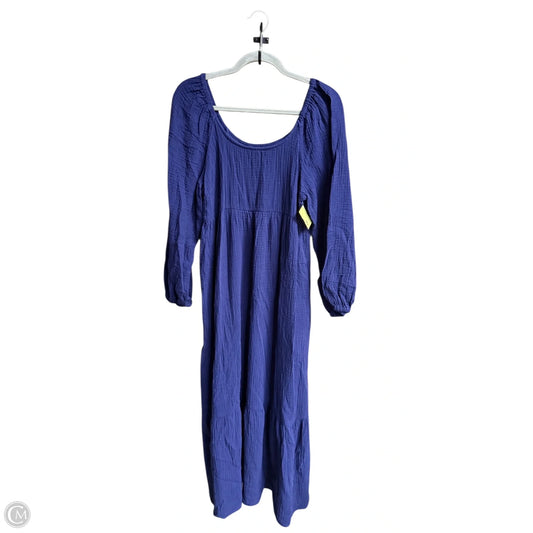 Dress Casual Maxi By Universal Thread In Navy, Size: M
