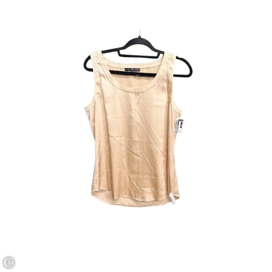 Top Sleeveless By Antonio Melani In Gold, Size: S