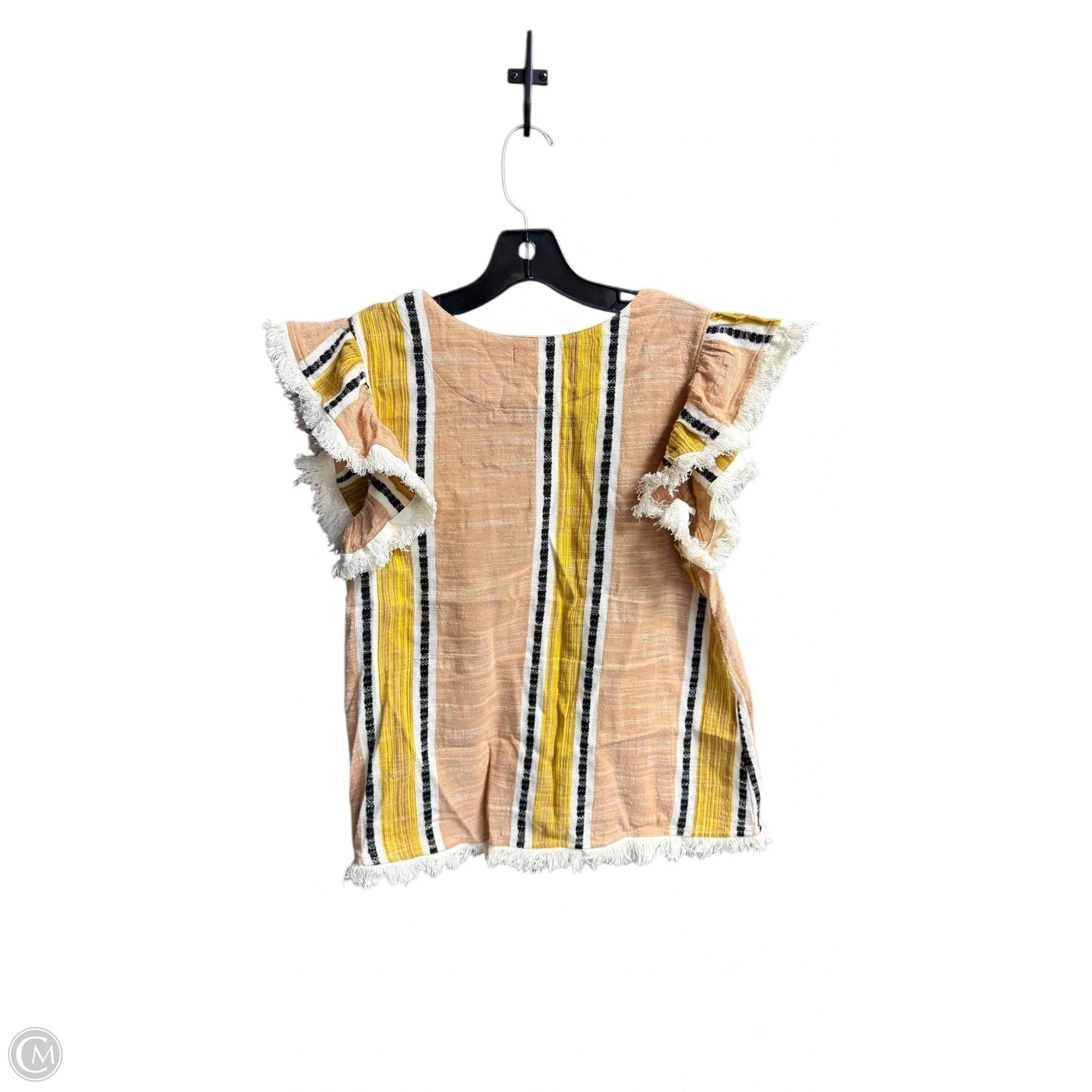 Top Short Sleeve By Thml In Multi-colored, Size: Xs