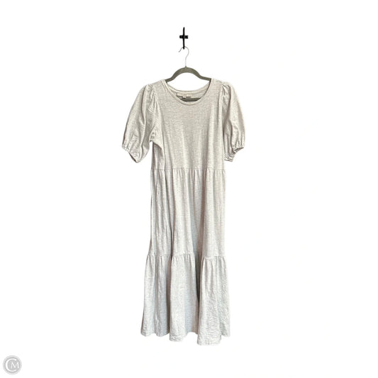 Dress Casual Maxi By Loft In Grey, Size: M