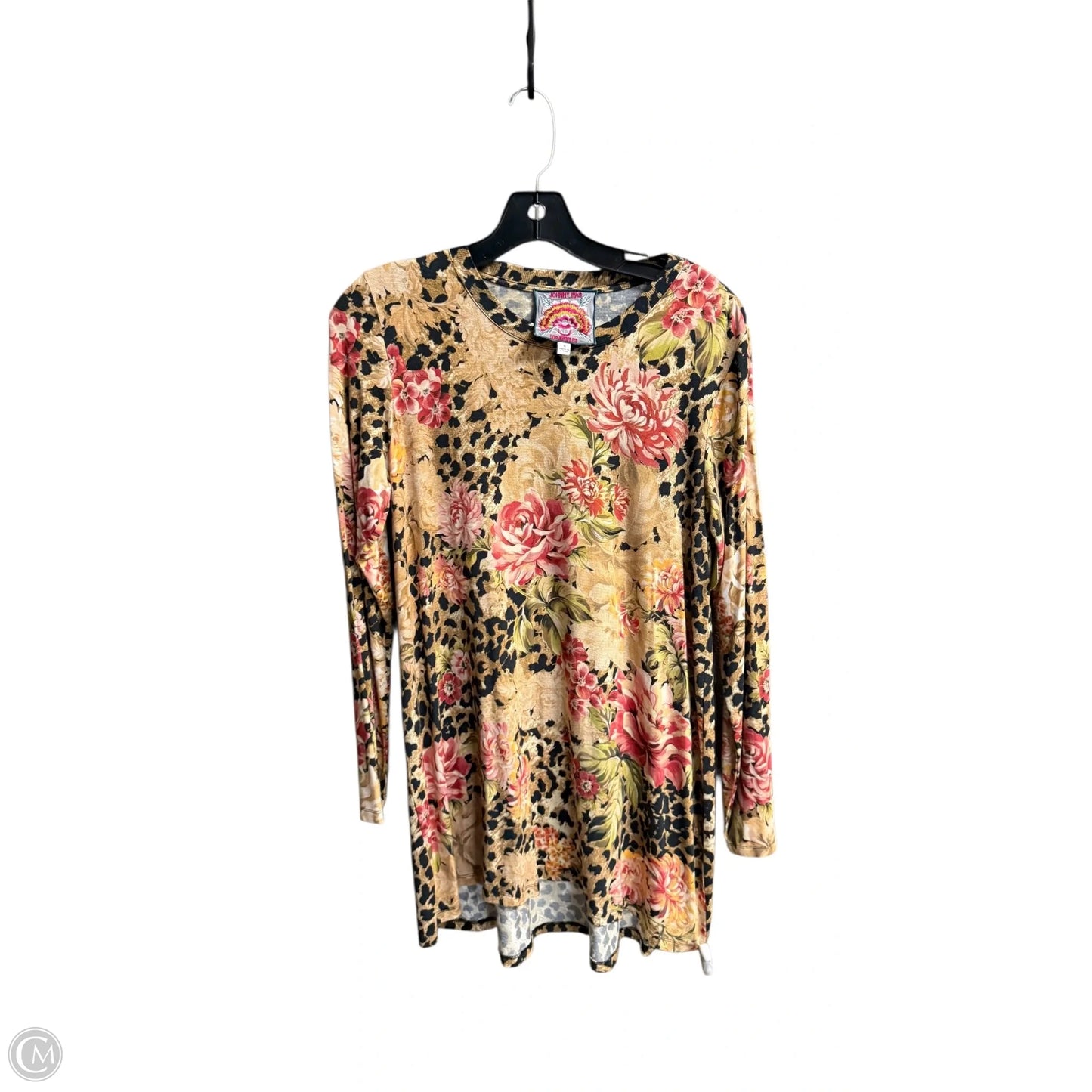 Top Long Sleeve By Johnny Was In Multi-colored, Size: S